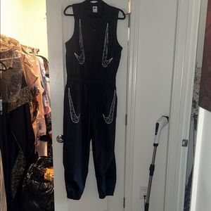 Nike navy blue Jumpsuit with White Accents